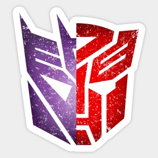 autobots decepticon retro vintage Sticker